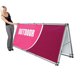 easy sports banner stand
